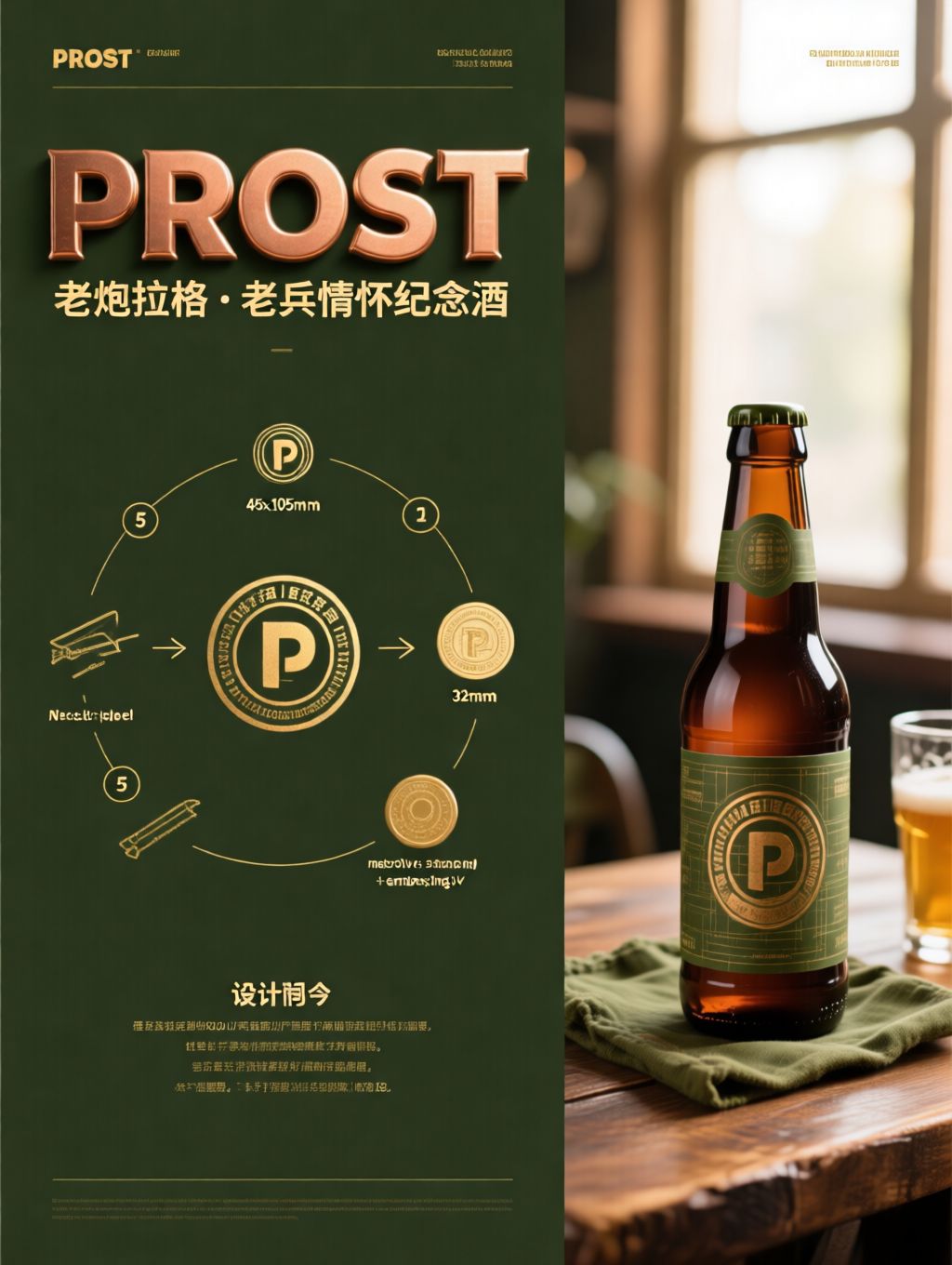 老炮拉格场景 精酿啤酒品牌展示