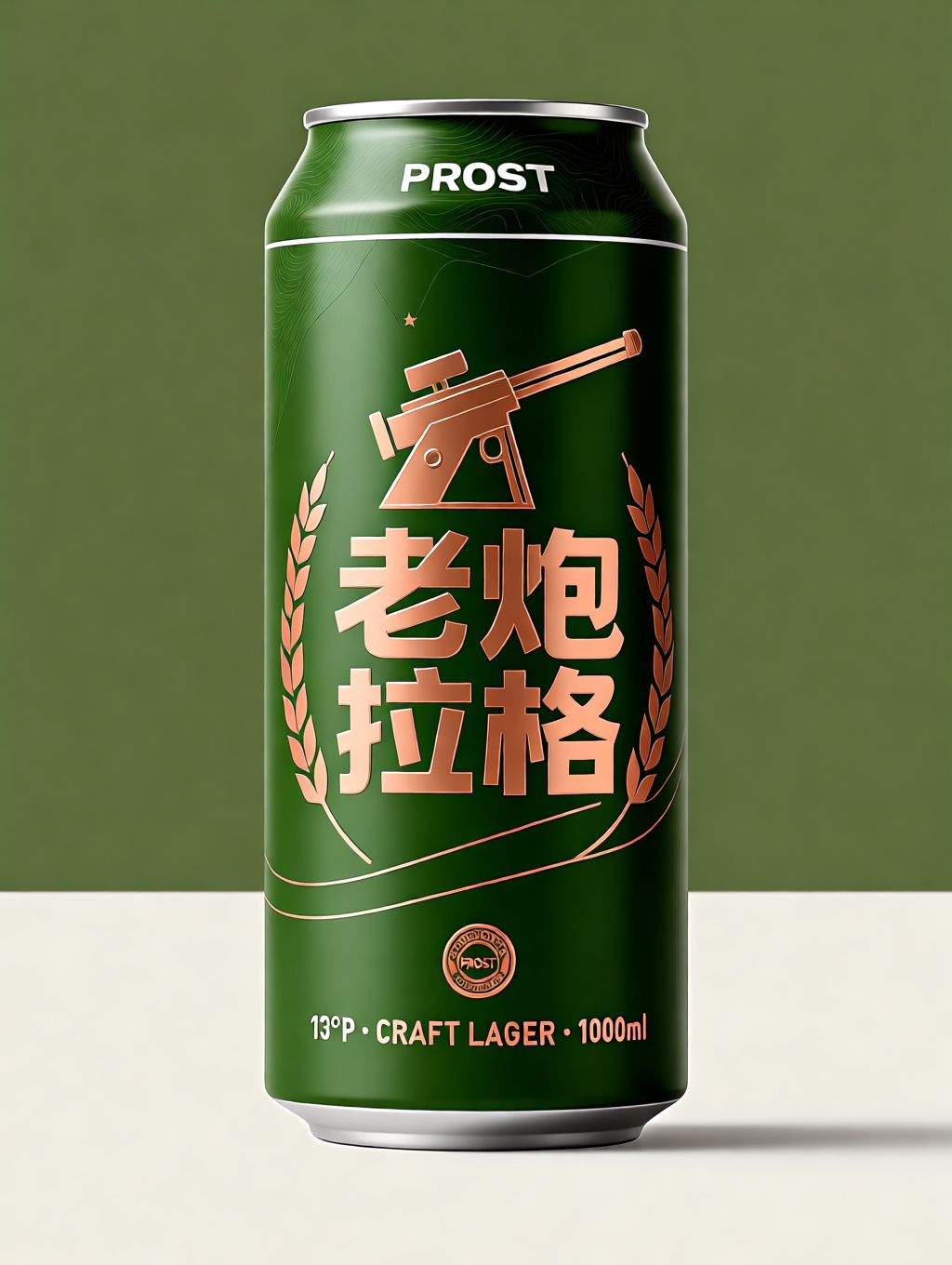 京鲜酿造品牌展示 军旅精酿 够劲够真